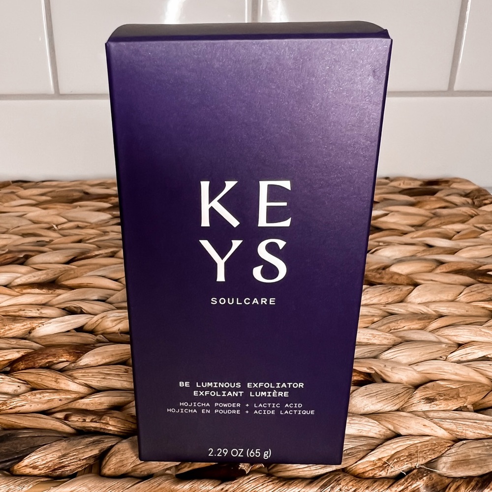 KEYS SOULCARE
BE LUMINOUS EXFOLIATOR
NEW & SEALED, 2.29 oz